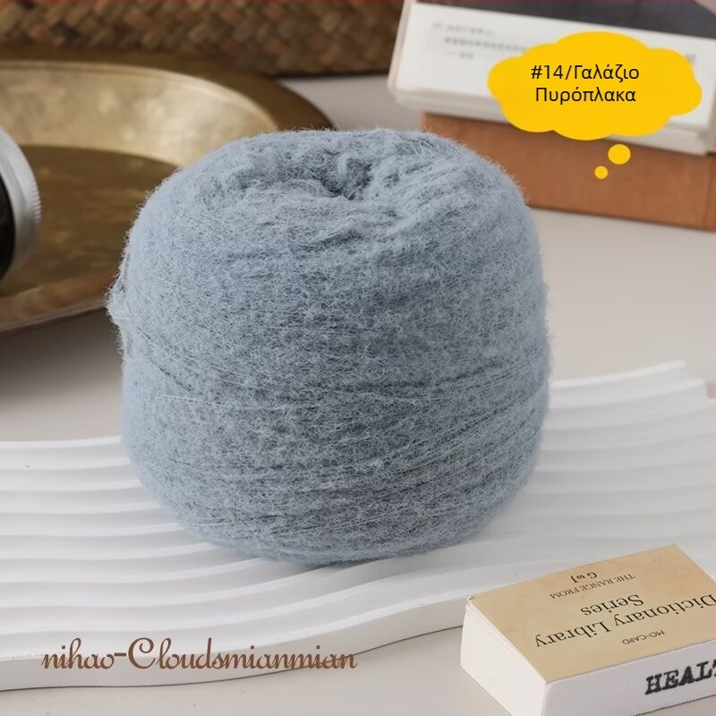 Dadi νήμα για χειροποίητο πλέξιμο - συνθετικές ίνες, σπειροειδώς στριμμένο νήμα