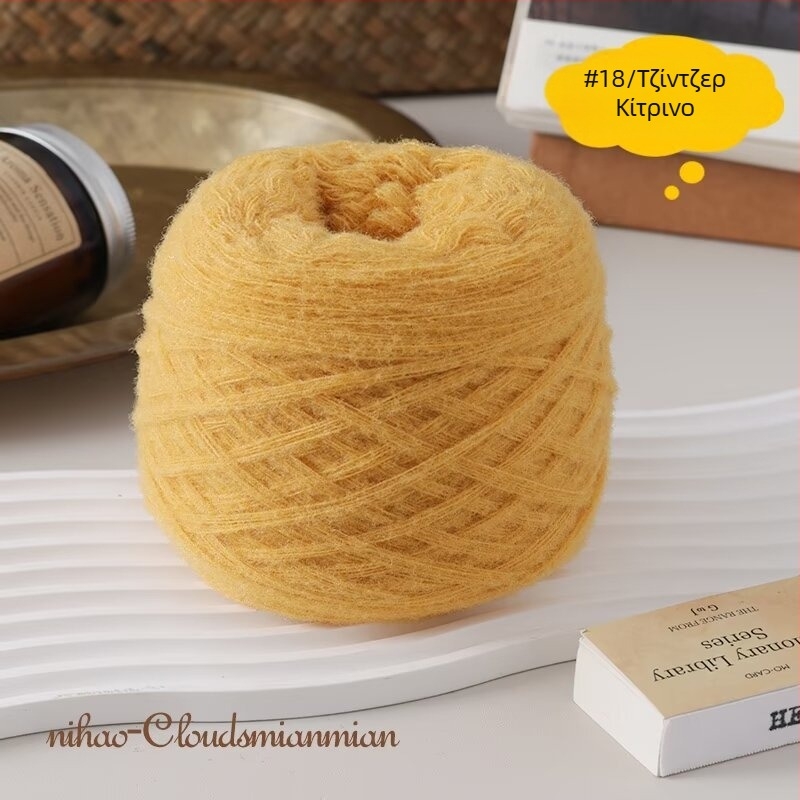 Dadi νήμα για χειροποίητο πλέξιμο - συνθετικές ίνες, σπειροειδώς στριμμένο νήμα