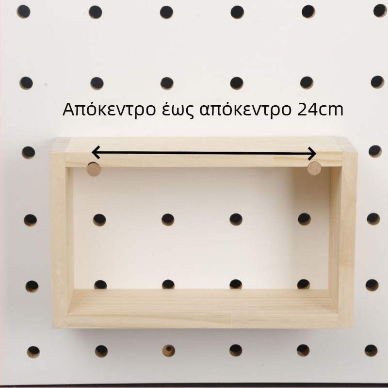 Αξεσουάρ από στερεό ξύλο για πάνελ οπών με σκανδιναβική κρεμάστρα φορτίου, ξύλο beech, μάρκα Baimao, προέλευση Linyi, κυκλοφόρησε άνοιξη 2020