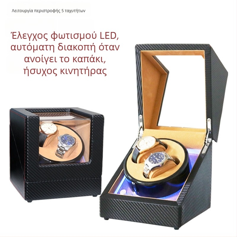 Κουτί Κουρδίσματος Ρολογιών για Αυτοματικά Μηχανικά Ρολόγια | Μοντέλο SVC2000, MDF με φινίρισμα piano, Χειροκίνητη Λειανση και Γυάλισμα | Μάρκα Svicheon/Svetron