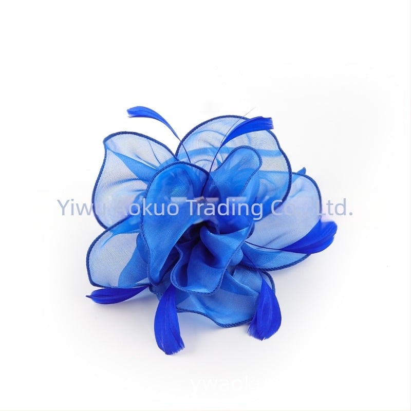 Αξεσουάρ μαλλιών με φτερά για νύφη, ρετρό στυλ, χειροποίητο, φθινοπωρινό 2023