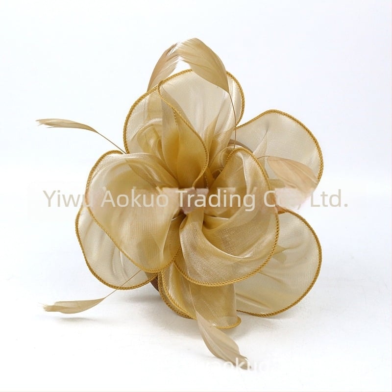 Αξεσουάρ μαλλιών με φτερά για νύφη, ρετρό στυλ, χειροποίητο, φθινοπωρινό 2023