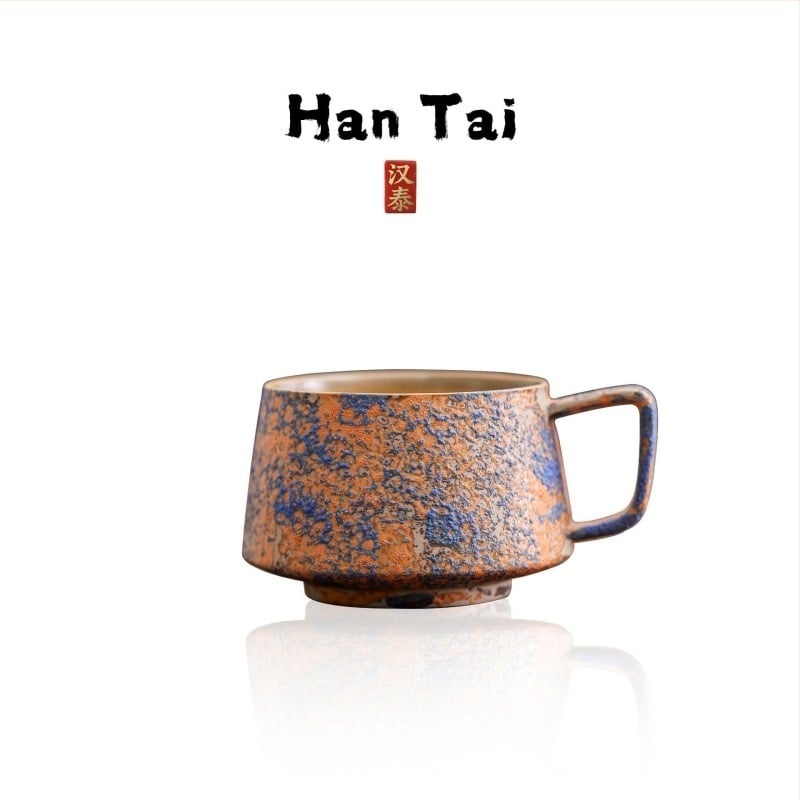 Κεραμικό φλυτζάνι καφέ σε νορδικό στυλ με latte art, ρετρό σχεδίαση, βάρος 300 g, δυνατότητα εκτύπωσης λογοτύπου, προσαρμογή διαθέσιμη