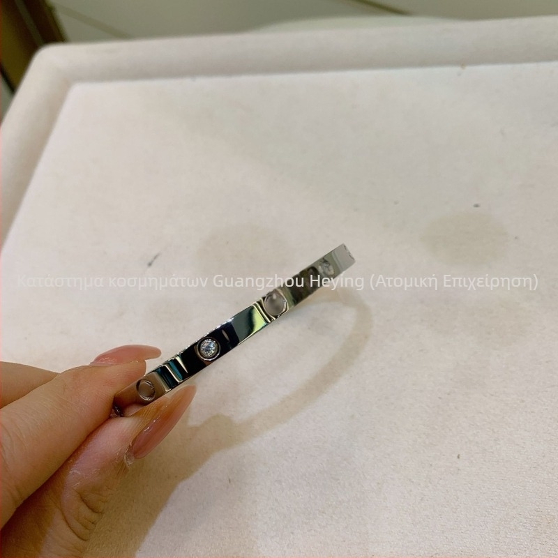 Βραχιόλι αγάπης από κράμα χαλκού, CNC υψηλής έκδοσης, ηλεκτροπλαστική επίστρωση, 18K επίχρυση, κυκλοφορία άνοιξη 2025, βάρος 22 γρ