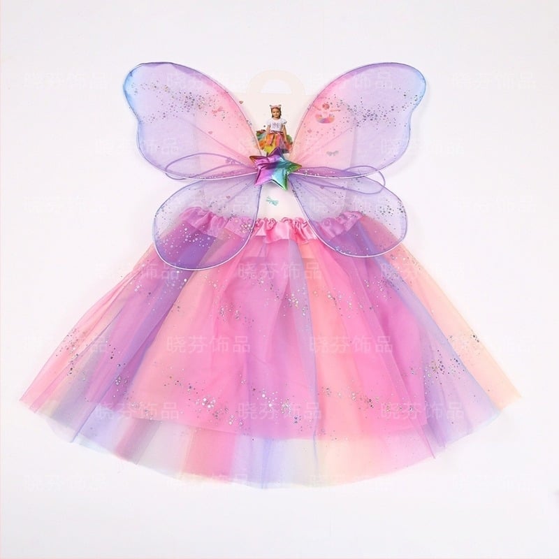 Αγγελικά φτερά διακοσμητικά, πολυεστέρας, κεντημένα, πτυσσόμενα, ημιχειροποίητη και ημιμηχανική κατασκευή