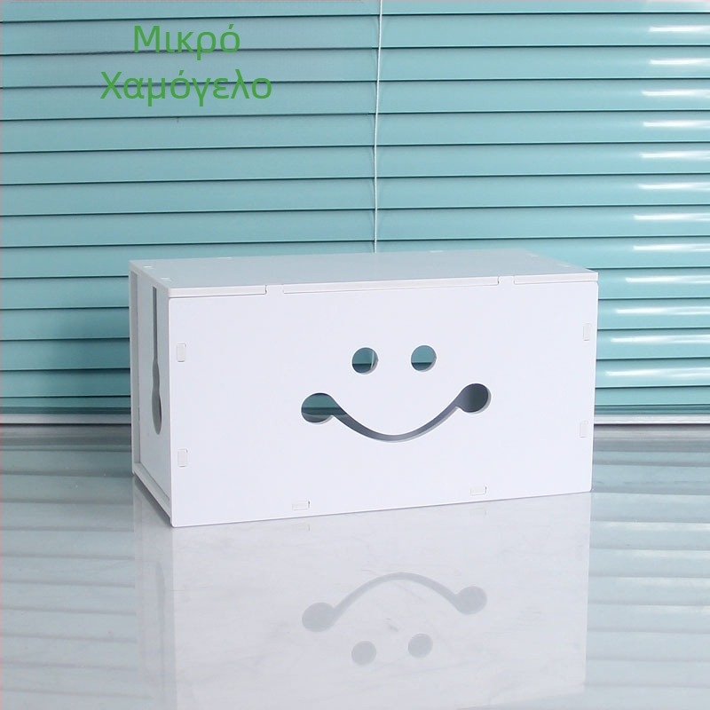 Πλαστικό κουτί οργάνωσης καλωδίων και φορτιστών, μοντέλο HfntdmCC, προστασία από σκόνη