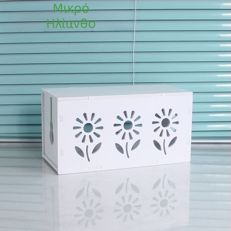 Πλαστικό κουτί οργάνωσης καλωδίων και φορτιστών, μοντέλο HfntdmCC, προστασία από σκόνη