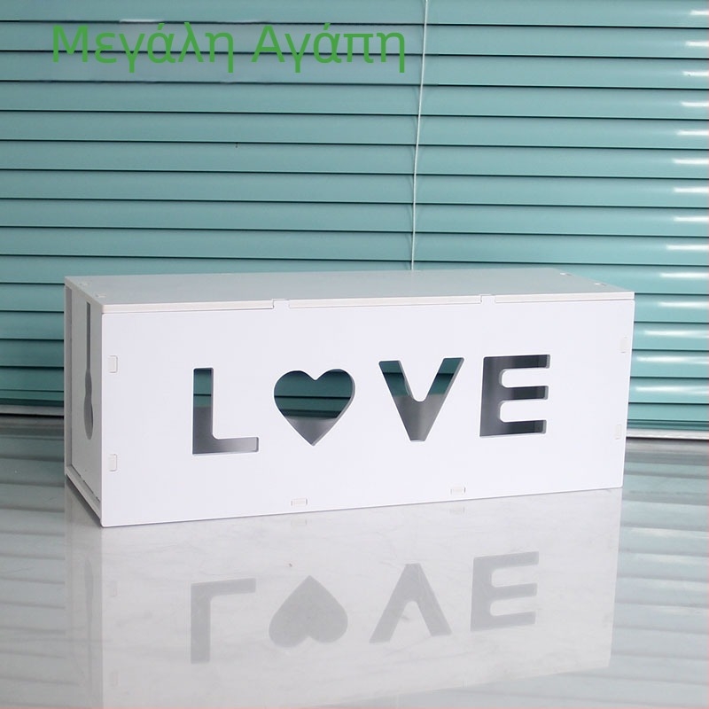 Πλαστικό κουτί οργάνωσης καλωδίων και φορτιστών, μοντέλο HfntdmCC, προστασία από σκόνη