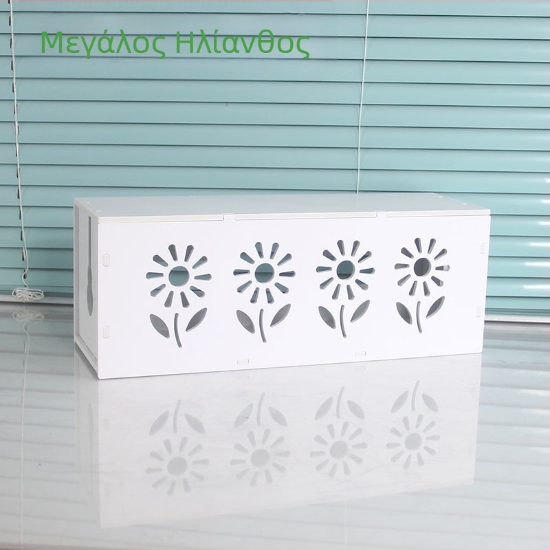 Πλαστικό κουτί οργάνωσης καλωδίων και φορτιστών, μοντέλο HfntdmCC, προστασία από σκόνη