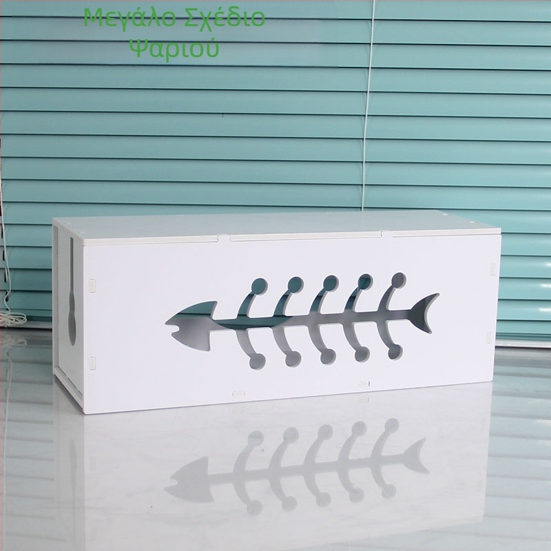 Πλαστικό κουτί οργάνωσης καλωδίων και φορτιστών, μοντέλο HfntdmCC, προστασία από σκόνη