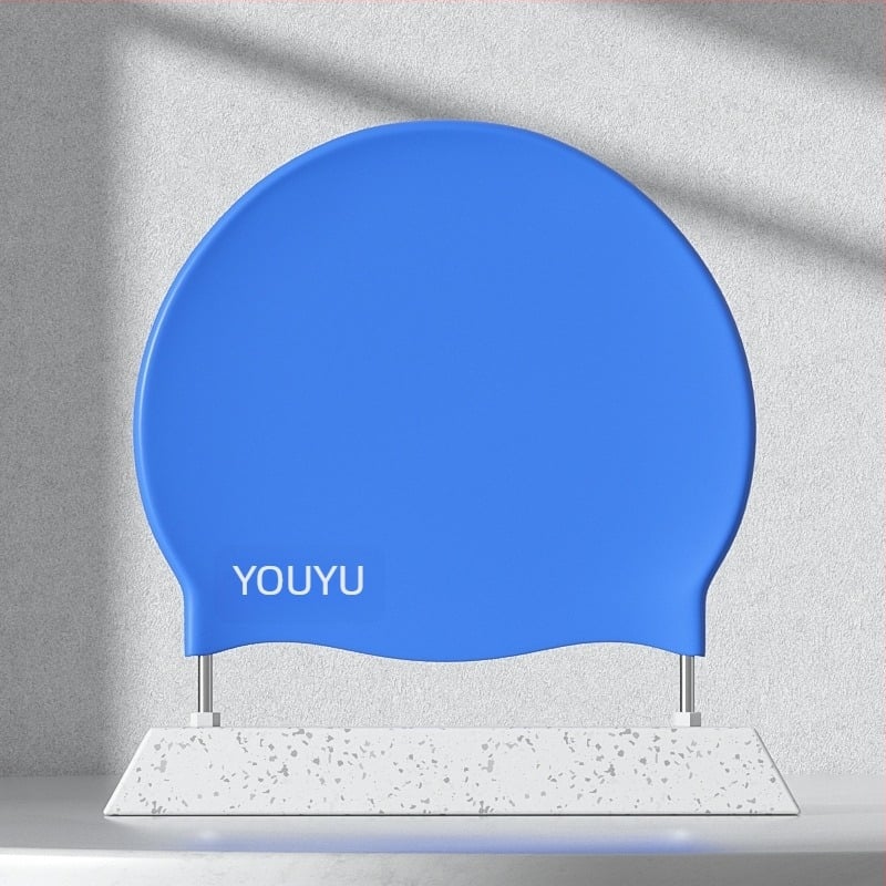 Youyou καπάκι κολύμβησης από σιλικόνη για ενήλικες με προστασία αυτιών – αδιάβροχο, μονόχρωμο