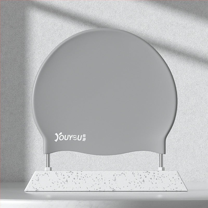 Youyou καπάκι κολύμβησης από σιλικόνη για ενήλικες με προστασία αυτιών – αδιάβροχο, μονόχρωμο