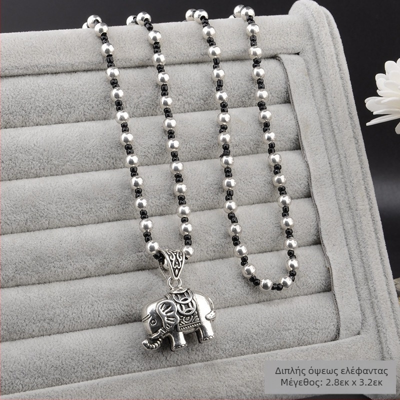 Αλυσίδα για πουλόβερ από κράμα, μακριά κολιέ με φούντα, ρετρό-εθνο στυλ