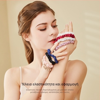 Αξεσουάρ κεφαλής από μεταξωτό Mulberry, 19 momme, χειροποίητο, μοντέρνο αστικό στυλ