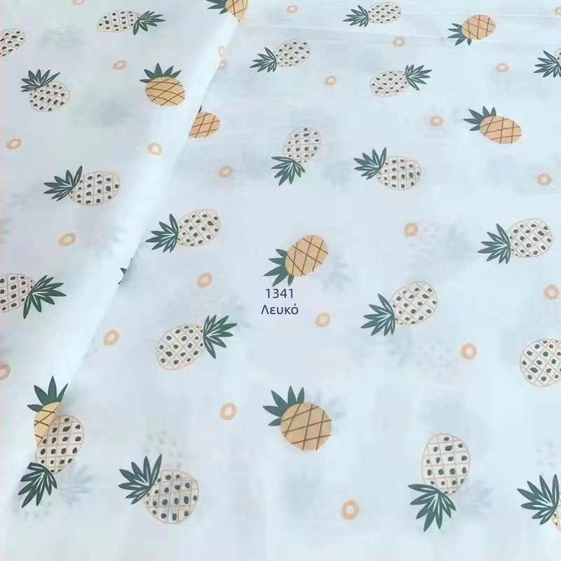 Κάλυμμα παπλώματος από 100% βαμβάκι, φλοράλ σχέδιο, ψηφιακή εκτύπωση, μοντέρνο μινιμαλιστικό στυλ