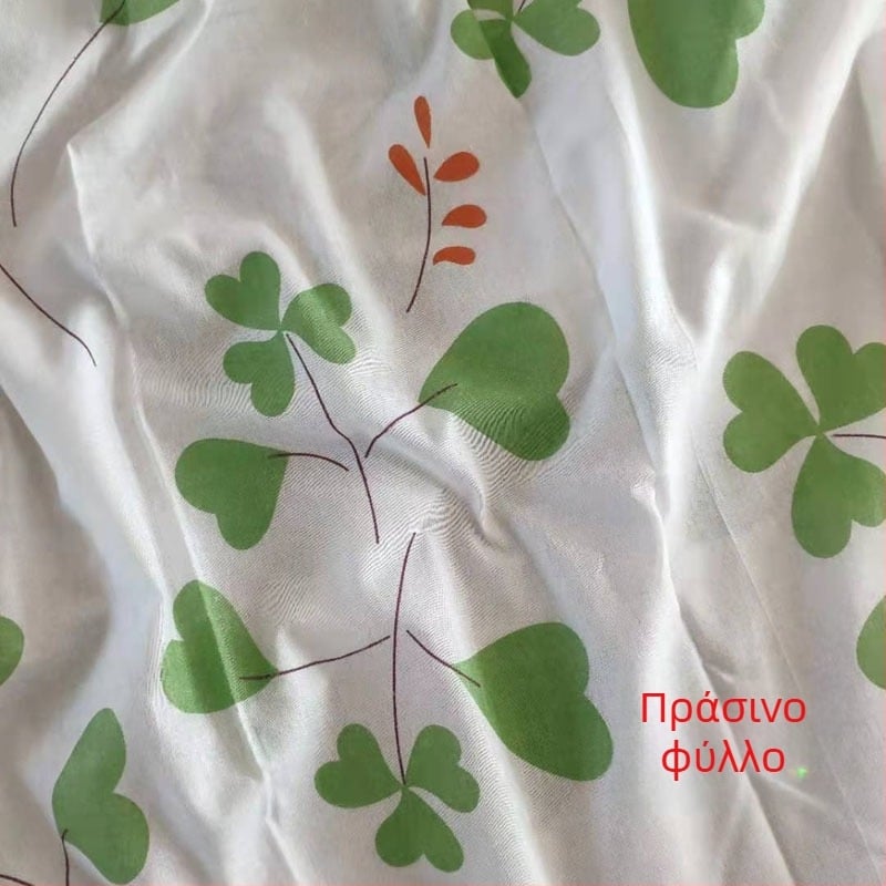 Κάλυμμα παπλώματος από 100% βαμβάκι, φλοράλ σχέδιο, ψηφιακή εκτύπωση, μοντέρνο μινιμαλιστικό στυλ