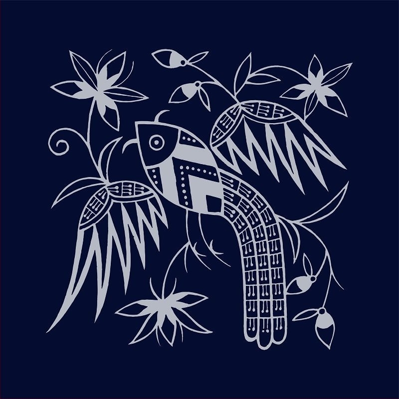 Ταπετσαρία τοίχου σε εθνοτικό στυλ Batik, βαμβακερό ύφασμα, ψηφιακή μεταφορά θερμότητας, προσαρμοσμένη διακόσμηση για εστιατόρια και εμπορικούς χώρους