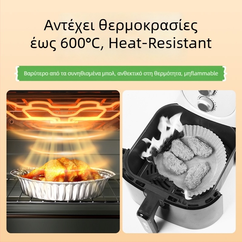 Διάτρητος δίσκος από χαρτί και αλουμινόφυλλο – μιας χρήσης, στρογγυλός ή τετράγωνος, τροφίμου ποιότητας, 10–55 τεμάχια, διάρκεια ζωής 3 ετών, ανακυκλώσιμο