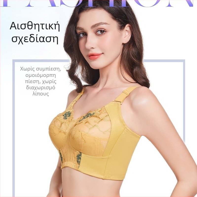 Σουτιέν θηλασμού με ρυθμιζόμενους ιμάντες, πλήρεις κύπελλα, χωρίς επένδυση από νάιλον, πέντε σειρές αγκιστρώσεων στην πλάτη, επένδυση από βαμβάκι 50–70%