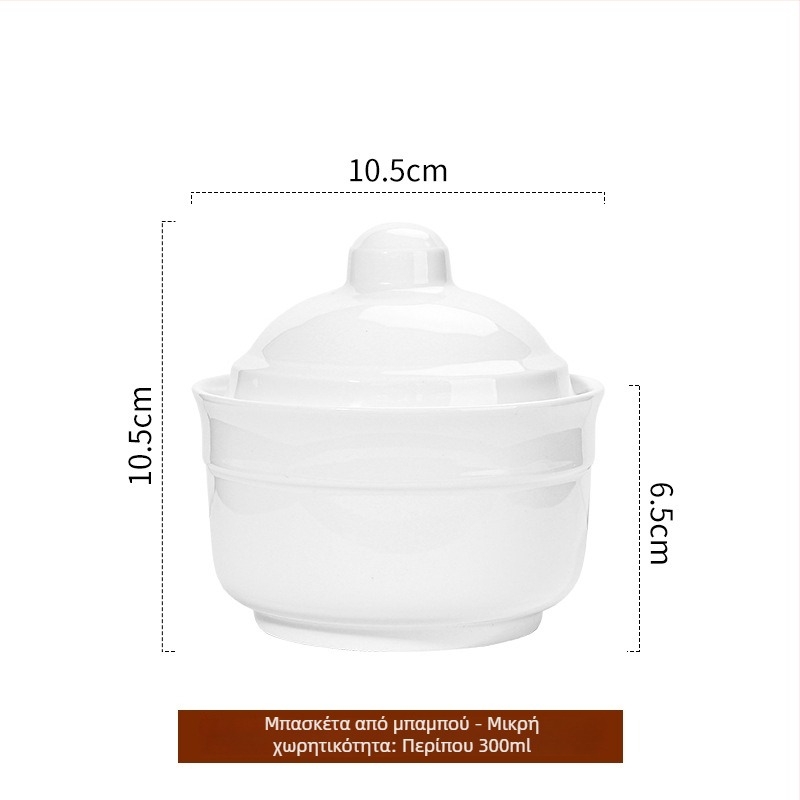 Jufumei κεραμικό σκεύος μαγειρέματος με καπάκι, πολυτελής σχεδίαση, προσαρμοσμένο, μη χειροποίητο