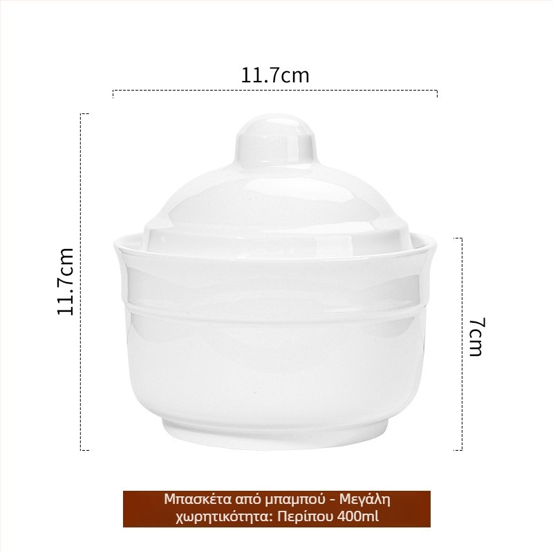 Jufumei κεραμικό σκεύος μαγειρέματος με καπάκι, πολυτελής σχεδίαση, προσαρμοσμένο, μη χειροποίητο