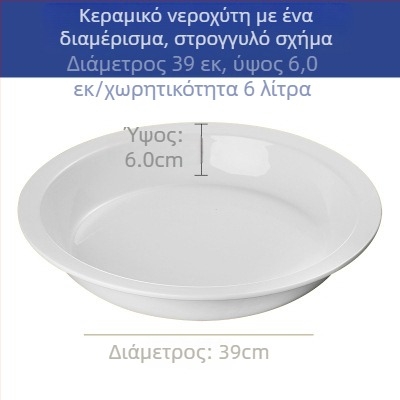 Σετ πορσελάνης για μπουφέ – τετράγωνες λεκάνες μερίδων και κυκλικά πιάτα πορσελάνης για ξενοδοχειακή εξυπηρέτηση