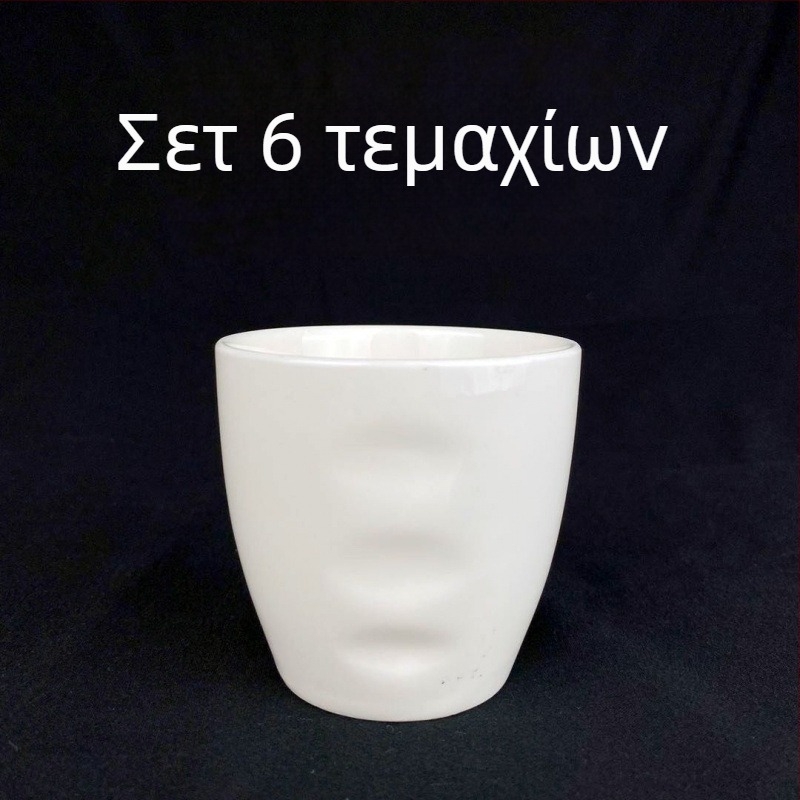 Σετ κεραμικών ποτηριών νερού, ανθεκτικό στη θερμότητα, μινιμαλιστικό στυλ, για ξενοδοχεία, καφενεία και εστιατόρια