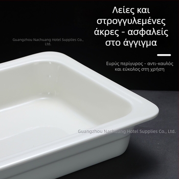 Κεραμικά σερβίτσια μπουφέ για ξενοδοχεία και εστιατόρια, τετράγωνο και στρογγυλό σχήμα, υλικό κεραμικό, μάρκα ZHILISHI, κινέζikos στυλ