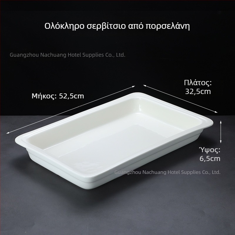 Κεραμικά σερβίτσια μπουφέ για ξενοδοχεία και εστιατόρια, τετράγωνο και στρογγυλό σχήμα, υλικό κεραμικό, μάρκα ZHILISHI, κινέζikos στυλ