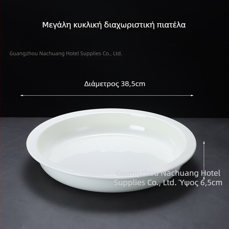 Κεραμικά σερβίτσια μπουφέ για ξενοδοχεία και εστιατόρια, τετράγωνο και στρογγυλό σχήμα, υλικό κεραμικό, μάρκα ZHILISHI, κινέζikos στυλ