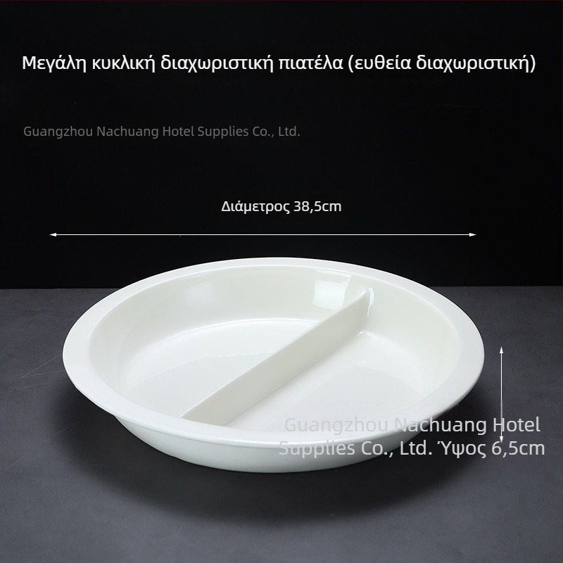 Κεραμικά σερβίτσια μπουφέ για ξενοδοχεία και εστιατόρια, τετράγωνο και στρογγυλό σχήμα, υλικό κεραμικό, μάρκα ZHILISHI, κινέζikos στυλ