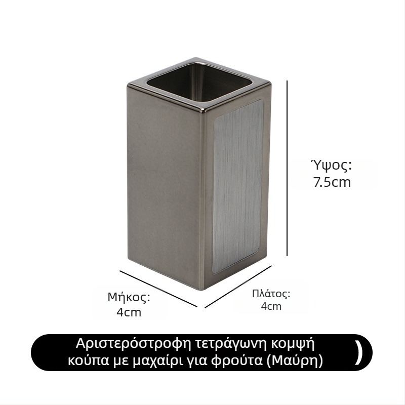 Δοχείο οδοντογλυφίδων - Space Aluminum, ανθεκτικό στην πτώση, στυλ Light Luxury, για μπαρ και οικιακή χρήση