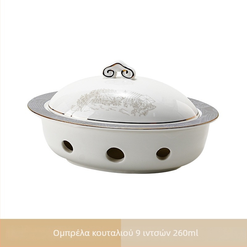 Σετ πορσελάνης για τραπέζι ξενοδοχείου, κινέζικό στυλ, διακόσμηση με γλάσο, προσαρμογή και εκτύπωση λογοτύπου