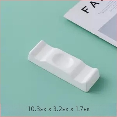 Πορσελάνινος δέκτης για ξυλάκια και κουτάλια σε τραπέζια ξενοδοχείων — πορσελάνινο οστού με γλάσο, στιλ φως-λαμπρή πολυτέλεια, προσαρμογή με λογότυπο