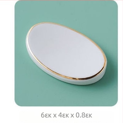 Πορσελάνινος δέκτης για ξυλάκια και κουτάλια σε τραπέζια ξενοδοχείων — πορσελάνινο οστού με γλάσο, στιλ φως-λαμπρή πολυτέλεια, προσαρμογή με λογότυπο