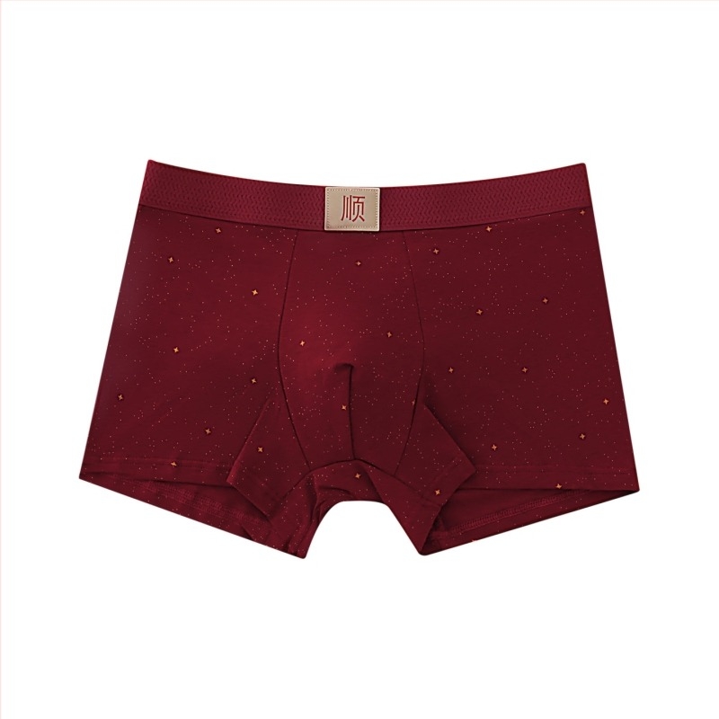 Ανδρικά μποξεράκια, αναπνεύσιμο βαμβάκι (90–95%), επένδυση καβάλου από βισκόζη, απλή ύφανση, μεσαία μέση, μονόχρωμο σχέδιο