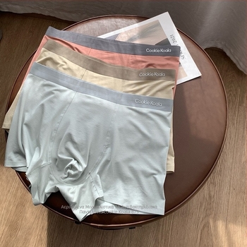 Ανδρικά εσώρουχα, αναπνεύσιμο νάιλον ύφασμα, μεσαία μέση, βαμβακερή επένδυση καβάλου