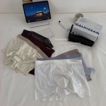 Ανδρικά μποξεράκια μεσαίας μέσης, αντιβακτηριακά, γρήγορο στέγνωμα, αναπνεόμενα, νάιλον σατέν ύφασμα