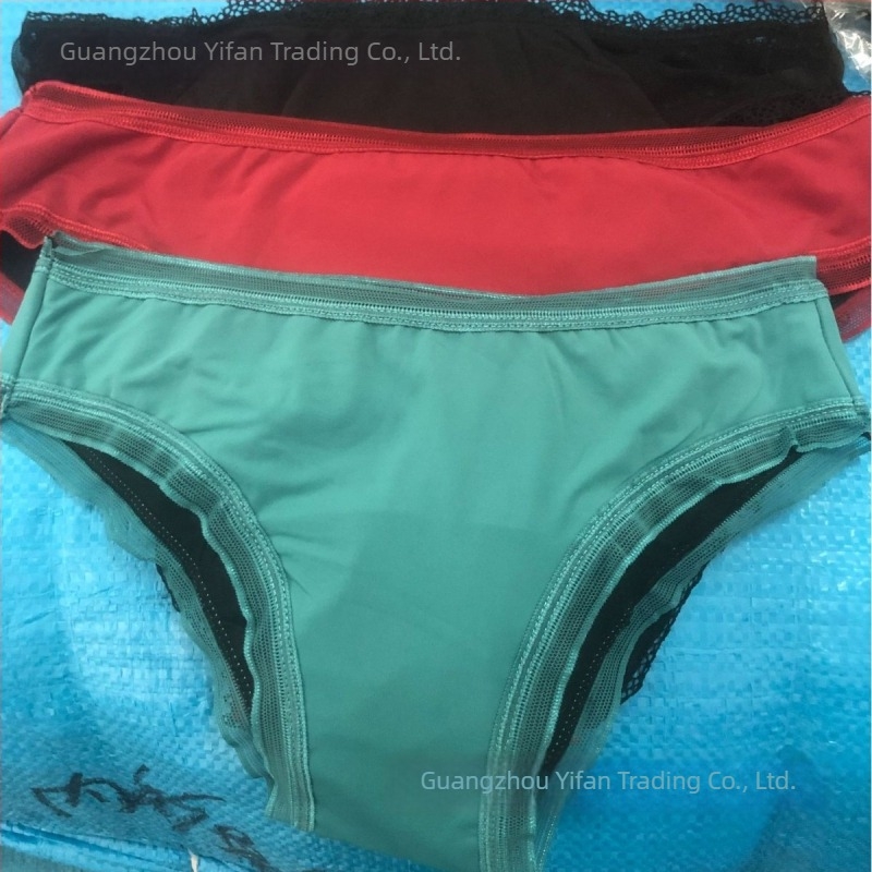 Γυναικεία Αδιάβροχα Μηνιαία Εσώρουχα με Προστασία κατά Διαρροών, χωρίς ραφές, μεσαία μέση; Εξωτερικό ύφασμα πολυαμίδιο, 85% πολυεστέρας; Εσωτερική επένδυση 100% βαμβάκι