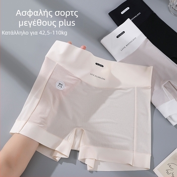 Γυναικείες boxer briefs από Ice Silk, Plus Size, Αντιβακτηριακές και κατά της διαφάνειας, Μεσαία μέση, 70% Νάιλον, 100% Βαμβάκι στην περιοχή καβάλου