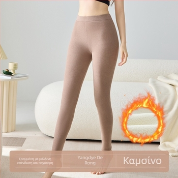 Θερμικά γυναικεία κολάν με φλίς, Derong ύφασμα, 95% πολυεστέρα, έως 30% σπάντεξ, υψηλή ελαστικότητα, στενό κόψιμο
