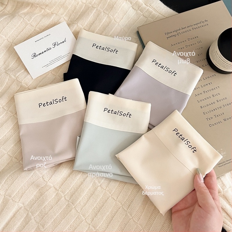 Γυναικείοι μποξέρ από νάιλον, διαπνέουσες και αντιβακτηριακές, μεσαίας μέσης, μονοχρωμο σχέδιο, επένδυση καβάλου 100% βαμβάκι, 80–90% νάιλον