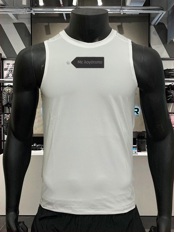 Ανδρικό γιλέκο fitness για καλοκαίρι, χωρίς μανίκια, διαπνέον, γρήγορα στεγνώνει, ύφασμα νάιλον 75%, άνετη χαλαρή γραμμή