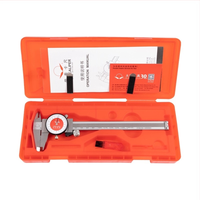 Dayang dial vernier caliper, ανοξείδωτο ατσάλι, υψηλή ακρίβεια, διπλής κατεύθυνσης ανθεκτικότητα στους κραδασμούς