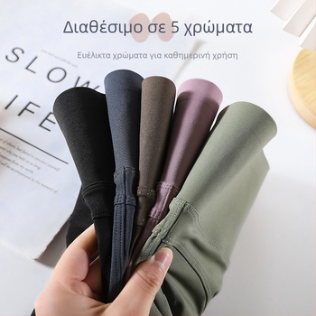 Pocket Shark καπιρι παντελόνια με τσέπες, υψηλή μέση, ελαφριά από νάιλον-ελαστάν για γιόγκα και ποδηλασία