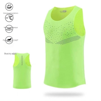 Unisex γιλέκο από πολυεστέρα, γρήγορο στέγνωμα και διαπνοή, για καλοκαιρινό τρέξιμο και ποδηλασία