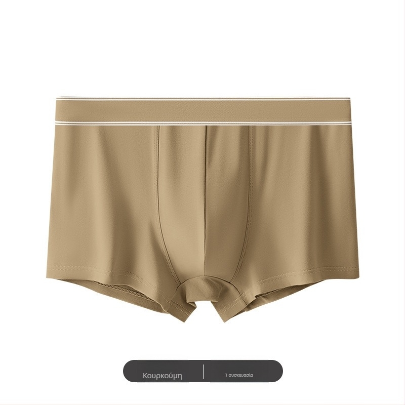 Ανδρικά βαμβακερά μποξέρ εσώρουχα, μεσαία μέση, 40-count βαμβάκι, Plain weave, Διαπνέον και άνετο