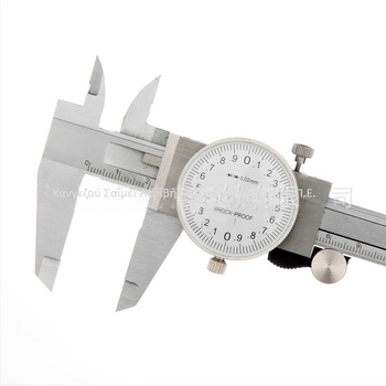 Κυλιόμετρο με καντράν, υψηλή ακρίβεια, εύρος μέτρησης 0-300 mm, βερνιέρ κλίμακα