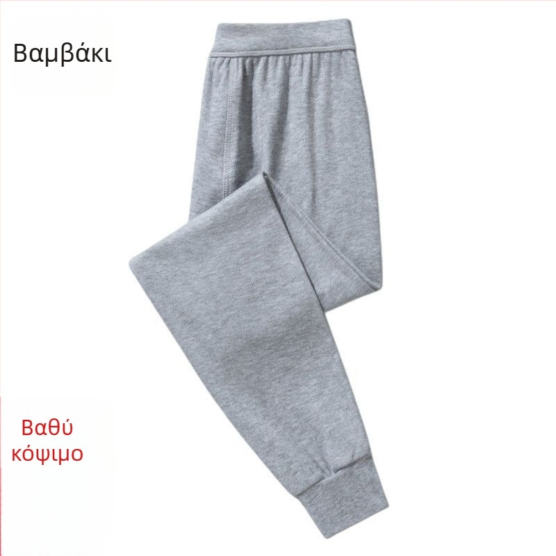 Ανδρικά παντελόνια από 100% βαμβάκι με υψηλή μέση, θερμικά, μήκος 3/4, διαπνέοντα, αντιανεμικά