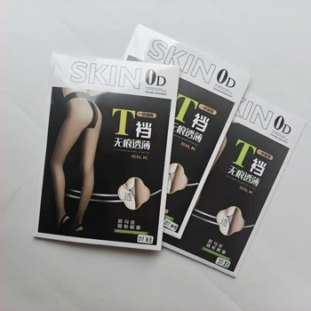 Νάιλον υπερλεπτές κάλτσες με T-crotch, μονόχρωμο μοτίβο, αόρατες, αντιτριβικές